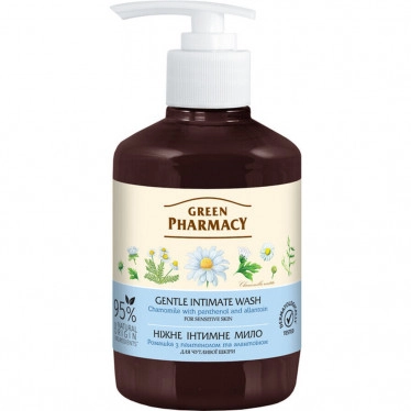 Green Pharmacy - Ніжне інтимне мило для чутливої шкіри. Ромашка