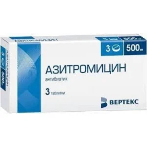 Azithromycin tablets 500 mg No. 3