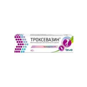 Троксевазин гель 2% 40г
