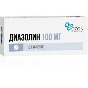 Diazolin tablets 100 mg No. 10