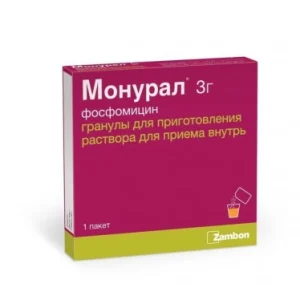 Монурал гранулы для приготовления раствора 3г №1