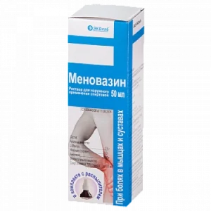 Меновазин раствор спиртовой для наружного применения флакон 50 мл
