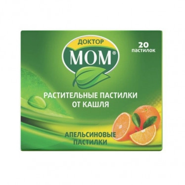 Доктор Мом пастилки Апельсин №20