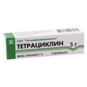 Тетрациклін мазь очна 1% 3г