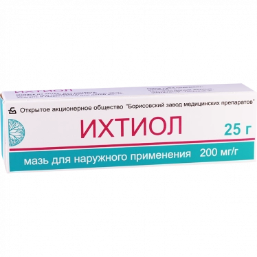 Ихтиоловая мазь 20% 25г туб
