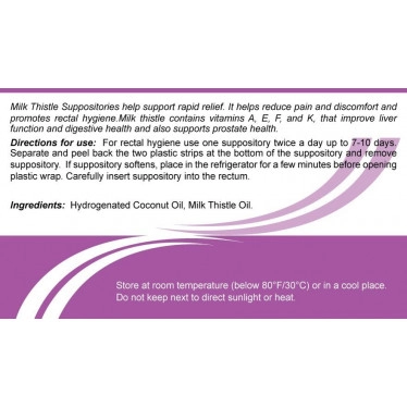 Suppositories with Milk Thistle Oil (10 pcs) - Image 3