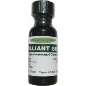 Brilliant Green ( zelenka )15 ml Antiseptic 1% Alcohol Solution