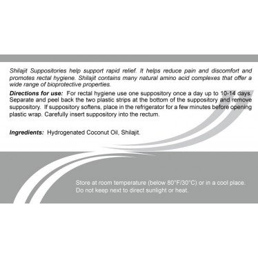 Suppositories with Shilajit Mummyo (10 pcs) - Image 3